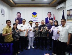 Pj Gubernur Bahtiar Kunjungi Fraksi NasDem, Terima Sejumlah Masukan Penting