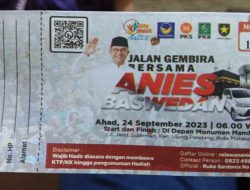 Jalan Gembira Anies di Makassar, Pendaftar Online Sudah 40-an Ribu, 800 Ribu Kupon Disebar
