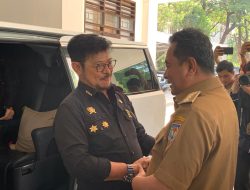 Kelakar Mentan SYL ke Bahtiar di Kantor Gubernur Sulsel: Gubernur Hebat Bisa Perintah Menteri