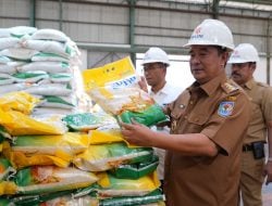 Pj Gubernur Bahtiar Tinjau Gudang Bulog, Pastikan Stok Beras Cukup Hingga Akhir Tahun 