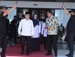 Batal Kunjungan ke Wamena, Pj Gubernur Bahtiar Dampingi Wapres Ma’ruf Amin Selama Transit di Makassar