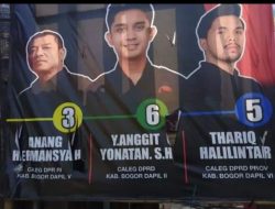 Baliho Caleg Thariq Halilintar Bertebaran, Netizen: Janji Sama Pacar Aja Nggak Ditepati