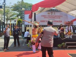 Polrestabes Makassar Beri Wadah Pemuda di Hari Sumpah Pemuda Lewat Orasi dan Tarian