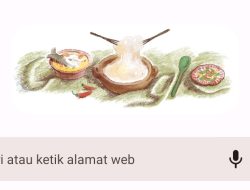 Google Doodle Hari Ini Bertemakan Papeda, Begini Sejarahnya