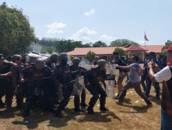 Jelang Pemilu, Polres Wajo Digeruduk Massa, Ini yang Terjadi