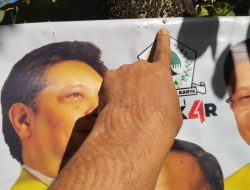 Atribut Kampanye Rusak Pohon, Dua Pekan Operasi DLH Cabut 4 Kg Paku