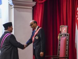 Prabowo Subianto Terima Penghargaan Militer Darjah Utama Bakti Cemerlang dari Pemerintah Singapura