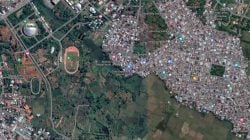 Kawasan KOR Sudiang yang disiapkan Pemprov Sulsel untuk pembangunan stadion. (Google Maps)