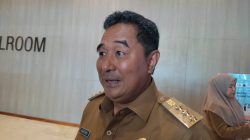 Pj Gubernur Sulsel Bahtiar Baharuddin. (Foto: Selfi/Fajar)