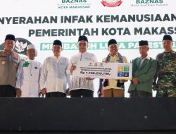 Pemkot Makassar Salurkan Rp1,18 Miliar Bantuan Palestina Melalui Basnaz RI
