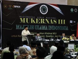 Hadiri Mukernas III MUI, Prabowo: Demi Allah, Saya Hanya Ingin Indonesia Terhormat!