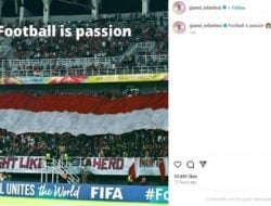 Pamerkan Antusiasme Sepakbola di Indonesia, Presiden FIFA: Sepakbola Adalah Gairah