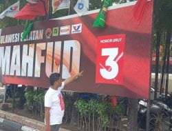 Baliho Ganjar Mahfud Jadi Korban Vandalisme, Bawaslu Sulsel Respons Begini