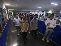 Silaturahmi dengan Fajar Grup, Kapolda Sulsel Irjen Pol Andi Rian Minta Dukungan Media Sukseskan Pemilu 2024