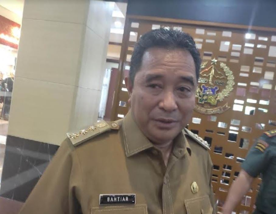 Bahtiar Baharuddin di Kantor Gubernur, 8 Januari 2024 (Foto: Selfi/Fajar)
