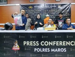 Buron Setahun, Polres Maros Bekuk Dua Pelaku Pencurian dengan Kekerasan