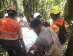 Basarnas Paparkan Proses Evakuasi Jenazah Korban Heli Jatuh