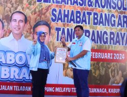 Jaringan Maruarar Sirait Siap Menangkan Prabowo Gibran Sekali Putaran di Pilpres 2024 Nanti