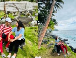 Tak Mau Kalah dari Arhan Azizah, Yakob Sayuri Pamer Kemesraan dengan Sang Istri di Pinggir Pantai