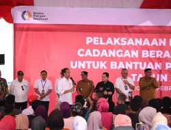 Presiden Jokowi Bagi-bagi Beras kepada 1.000 KPM di Maros Sulsel