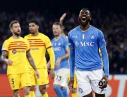 Napoli Imbangi Barcelona di Leg Pertama Babak 16 Besar Liga Champions