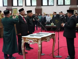 Pertama Kalinya Sejak Menjabat, Pj Gubernur Bahtiar Lantik Pejabat Pemprov Sulsel