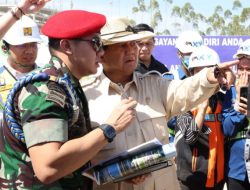 Prabowo Tinjau Pembangunan IKN dan Sapa Pekerja Konstruksi: Masih Puasa Nggak?