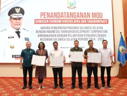 Diinisiasi Pj Gubernur Bahtiar, Pemprov Sulsel – ITDC Teken MoU KEK Bira – Takabonerate