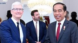 Bos Apple, Tim Cook dan Presiden Jokowi