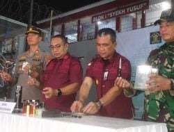 Puluhan Barang Terlarang Disita dari Warga Binaan di Rutan Kelas I A Makassar