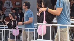 El Rumi dan Eca Aura Yang Kedapatan Nonton Konser Bersama di Thailand. Foto : TikTok