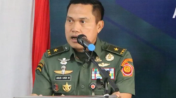 Waaspers Panglima TNI Brigjen TNI Agus Hadi Waluyo saat membuka TKD Penerimaan Calon Taruna Akademi TNI Tahun Anggaran 2024 di Kantor Pusat BKN, Jakarta, Kamis (2/5/2024). ANTARA/HO-BKN