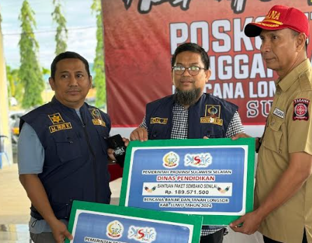 Disdik Sulsel berikan bantuan