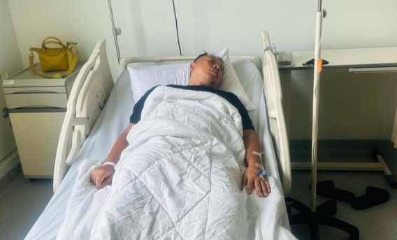 Vicky Prasetyo dirawat di salah satu rumah sakit. Foto: Instagram/vickyprasetyo777