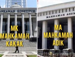 Dua Kali Aturan Diubah untuk Muluskan Anak-anak Jokowi Berkuasa, Warganet: MK Mahkamah Kakak, MA Mahkamah Adik