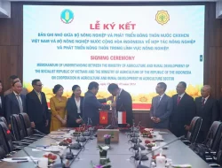 Mentan RI dan Vietnam Teken Kerjasama Teknologi Lahan Rawa