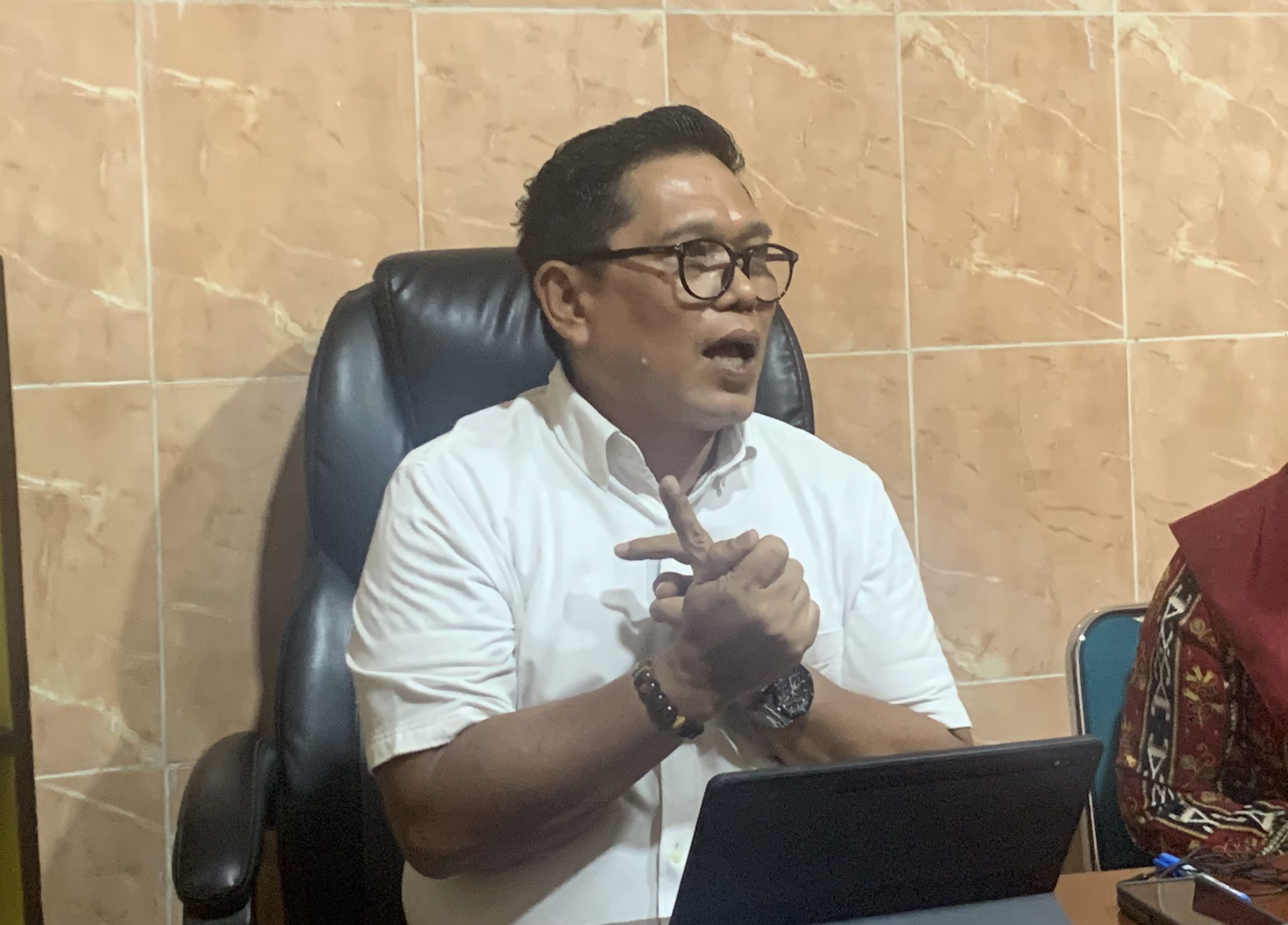 Kepala Dinas Pendidikan Kota Makassar, Muhyiddin (Foto: Arya/Fajar)