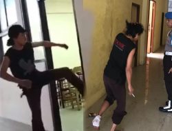 Oknum Mahasiswa Unismuh Jadi Tersangka Usai Tendang Pintu Kelas, Lebaran di Sel Tahanan?
