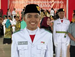 Bikin Bangga, Muh Azim Alhaqq, Putra Ketiga Andi Bebas Manggazali Jadi Paskibraka Polman