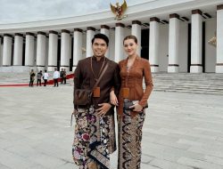 Adu Outfit Aaliyah Massaid dan Fuji Pakai Kebaya Rayakan HUT RI