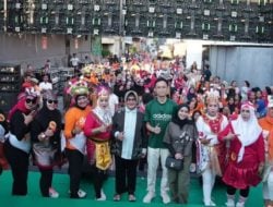 Indira-Ilham Sasar Masyarakat Bontoala Lewat Senam Ininnawa 