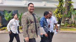 Menteri Pemuda dan Olahraga (Menpora) Dito Ariotedjo saat ditemui di Istana Kepresidenan Jakarta, Kamis (1/8/2024). ANTARA/Mentari Dwi Gayati