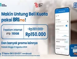 Buruan Beli Pulsa/Paket Data lewat Mobile Banking BRImo, Ada Banyak Promo Seru Akhir Bulan!