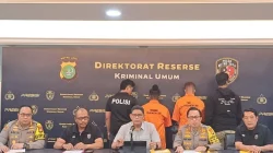 Wakapolda Metro Jaya Brigjen Pol Djati Wiyoto Abadhy saat jumpa pers kasus pembubaran diskusi pada sebuah hotel di Jakarta, Minggu (29/9/2024). ANTARA/Dokumentasi Pribadi.