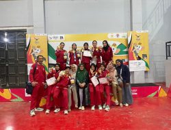 Ikuti Jejak Ganda Putra, Tim Sepak Takraw Ganda Putri Sulsel Sumbangkan Medali Emas PON XXI