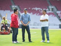 Erick Thohir Pastikan SUGBK Siap Gelar Pertandingan Indonesia Menghadapi Australia