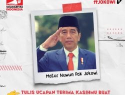 PSI Ajak Buat Ucapan Terima Kasih ke Jokowi, Respon Netizen Tak Terduga
