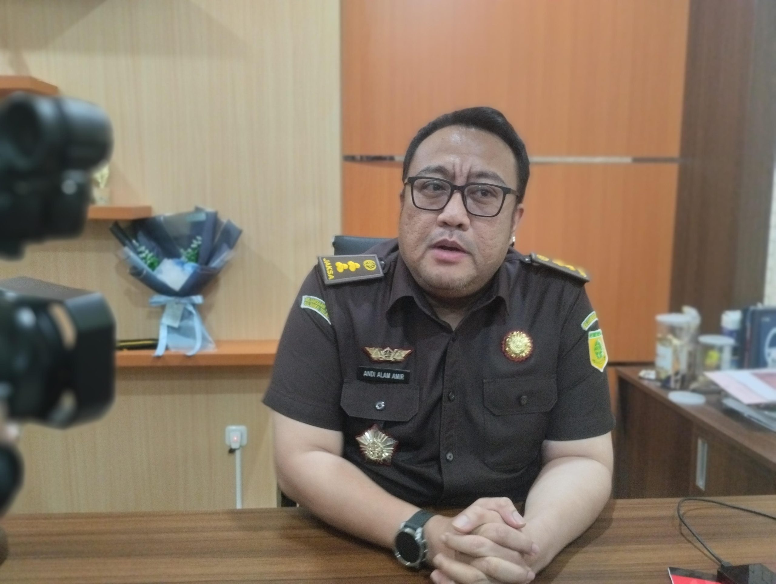 Kepala Seksi Intelijen Kejari Makassar, Andi Alamsyah (Foto: Muhsin/fajar)