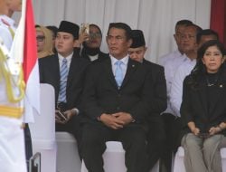 Mentan Amran Dampingi Presiden Prabowo Hadiri Upacara Penyambutan Menhan Sjafrie Sjamsoeddin