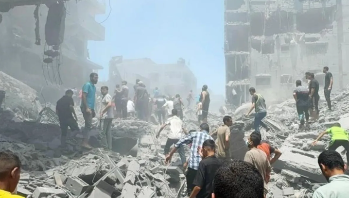 Yordania pada Minggu (20/10/2024) mengutuk serangan udara mematikan oleh Israel yang menewaskan sedikitnya 87 orang di kota Beit Lahia, Gaza utara. ANTARA/Anadolu/py